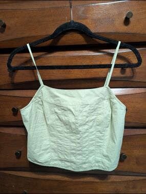 💚🌻American Eagle Outfitters Pale Green Crop Top